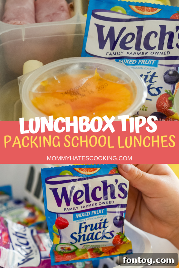 Welch's Lunchbox Pinterest graphic