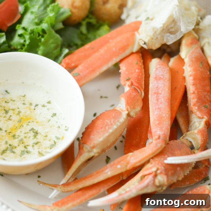 Snow Crab Legs with Garlic Butter, a delightful seafood experience at home for a special meal.