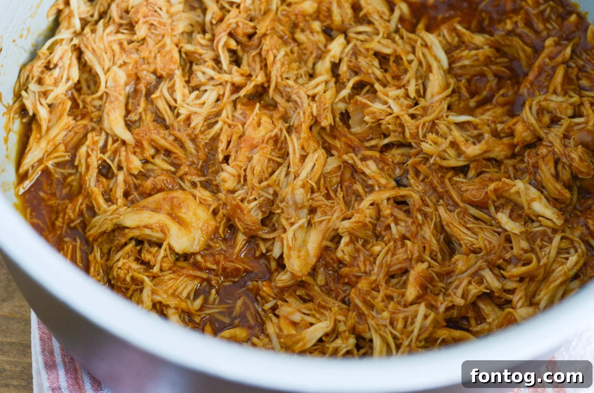 Easy Ninja Foodi Slow Cooker Pulled BBQ Chicken 8 Ninja Foodi Slow Cooker BBQ Chicken - The perfect easy meal.