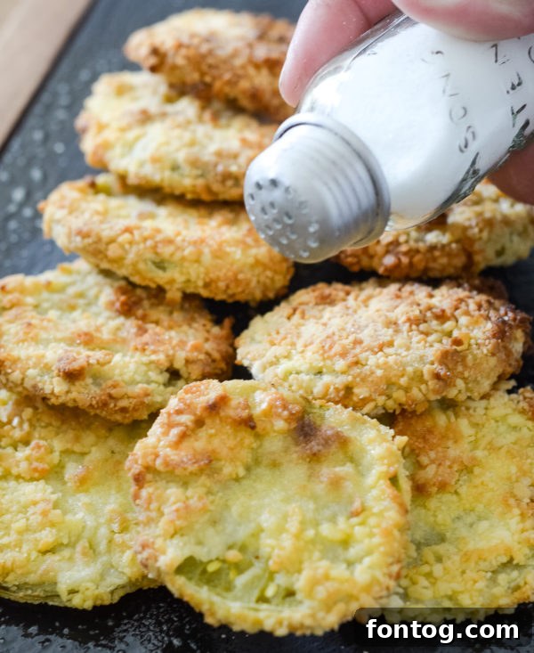 Crispy Gluten-Free Air Fryer Fried Green Tomatoes 3 Gluten-Free Air Fryer Fried Green Tomatoes ready for the air fryer