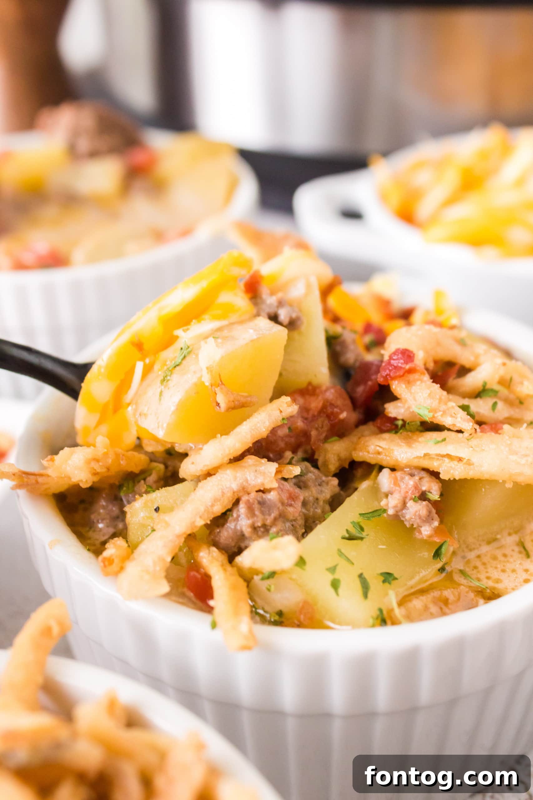 Ninja Foodi Cheeseburger Soup