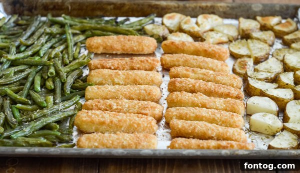 Sheet Pan Crispy Fish and Vegetables with potatoes