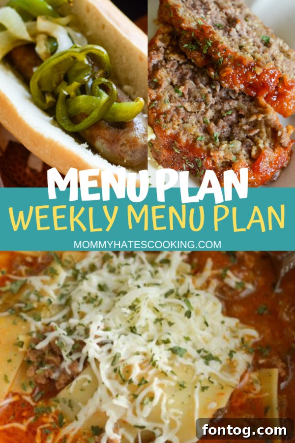 A high-quality image of a blank printable weekly meal planner template, showcasing clear sections for each day's breakfast, lunch, dinner, snacks, and a dedicated grocery list, inviting users to download and start organizing.