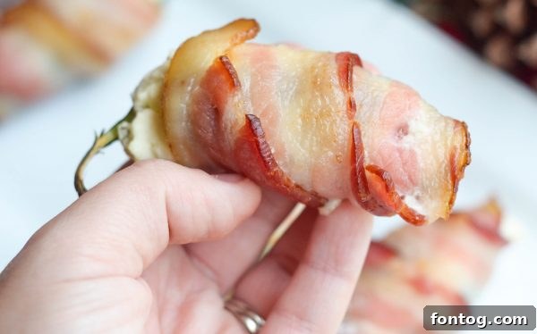 Delicious bacon-wrapped peppers ready for a weekly meal plan