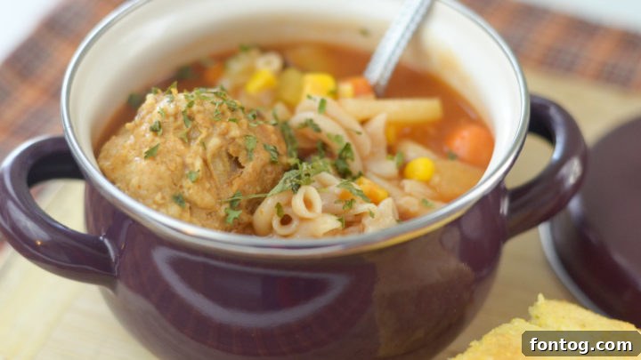 Instant Pot Meatball Soup