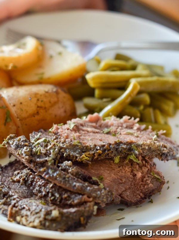 Delicious Rosemary Roast and Potatoes for a weekly menu plan