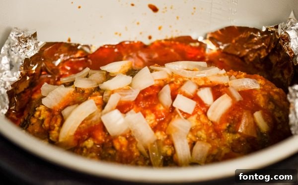Foil-Lined Slow Cooker Meatloaf