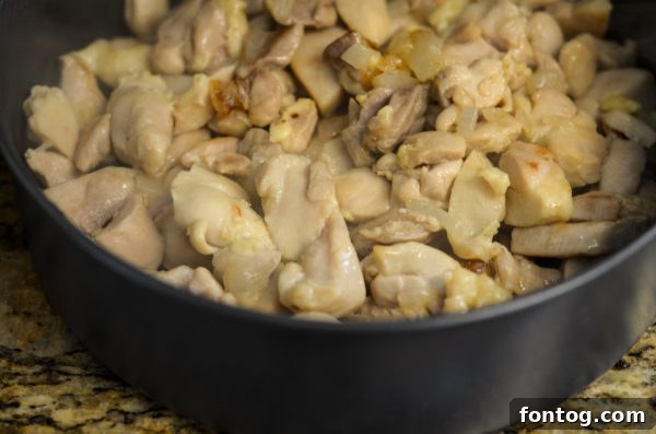 Sautéing chicken and onions in the Ninja Foodi pot
