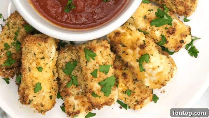 Air Fryer Mozzarella Sticks