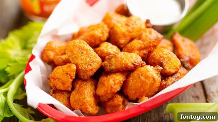 Air Fryer Buffalo Cauliflower Tots