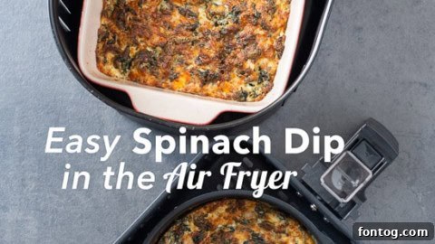 Air Fryer Spinach Dip