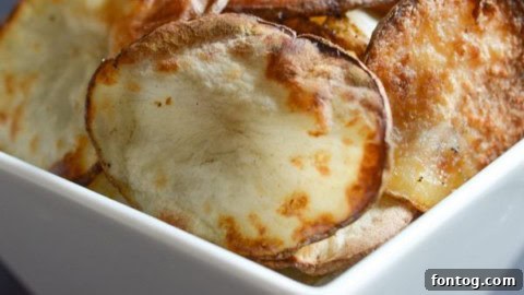 Air Fryer Potato Chips seasoned with spices