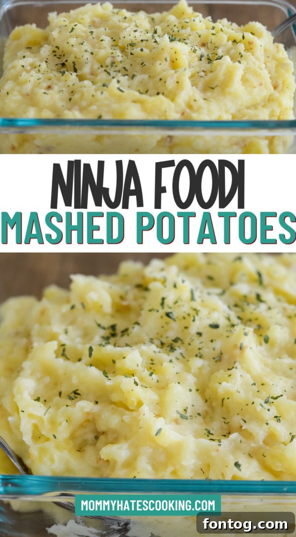 NINJA FOODI MASHED POTATOES