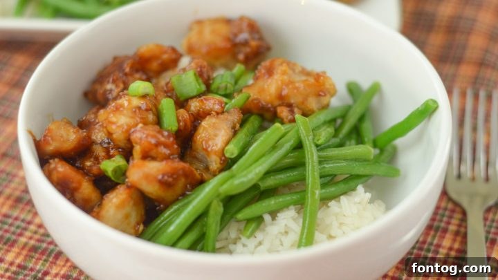 Crispy and flavorful Air Fryer Honey Garlic Chicken, a quick and delicious weeknight dinner.