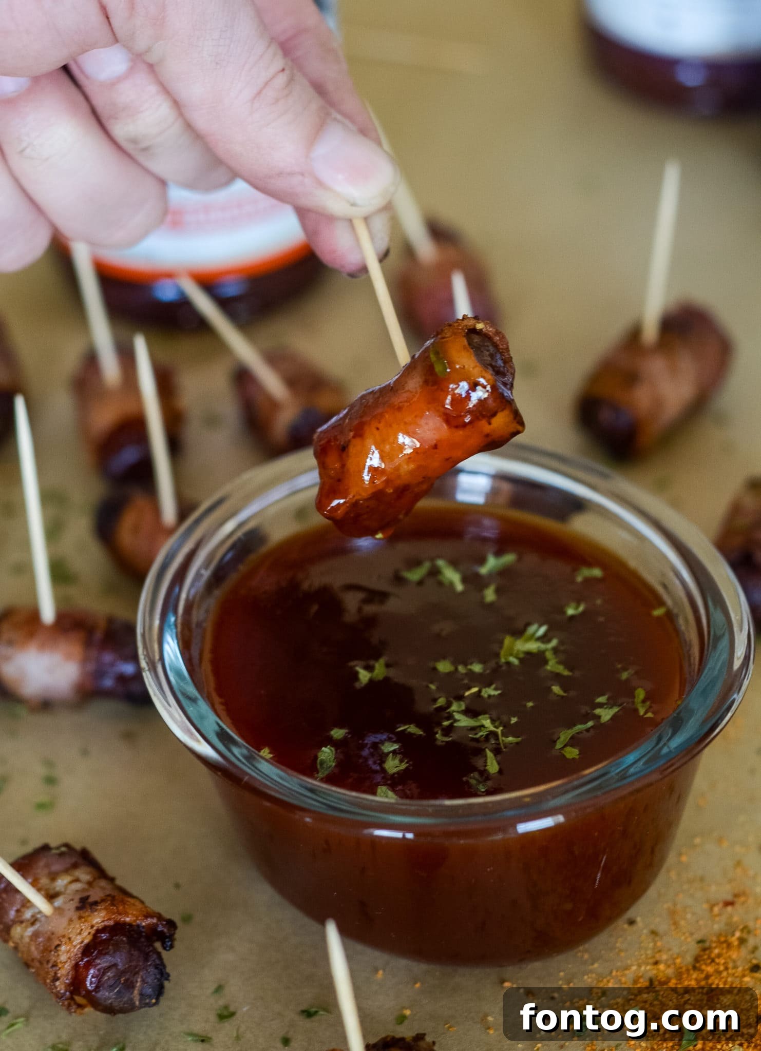 Air Fryer Bacon Wrapped Little Smokies (Ninja Foodi)