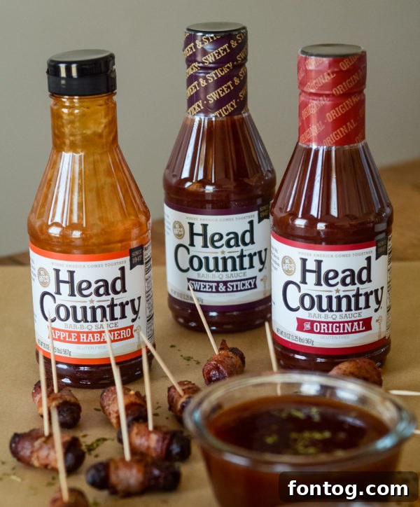 Air Fryer Bacon Wrapped Sausages