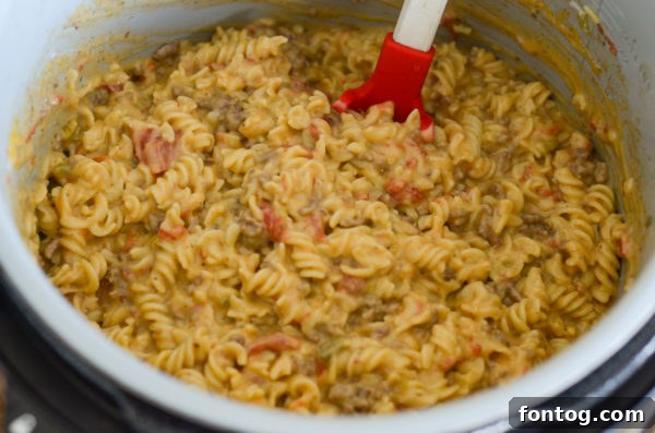 Making Pressure Cooker Mexican Mac and Cheese in Ninja Foodi