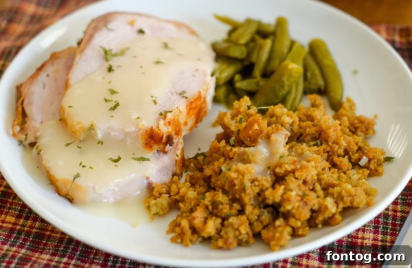 Delicious Ninja Foodi Turkey Breast, perfect for your Easter main course.