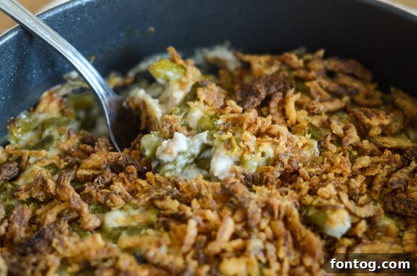 Creamy green bean casserole made perfectly in the Ninja Foodi.