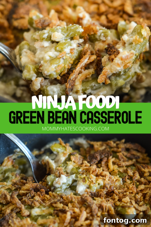 NINJA FOODI GREEN BEAN CASSEROLE