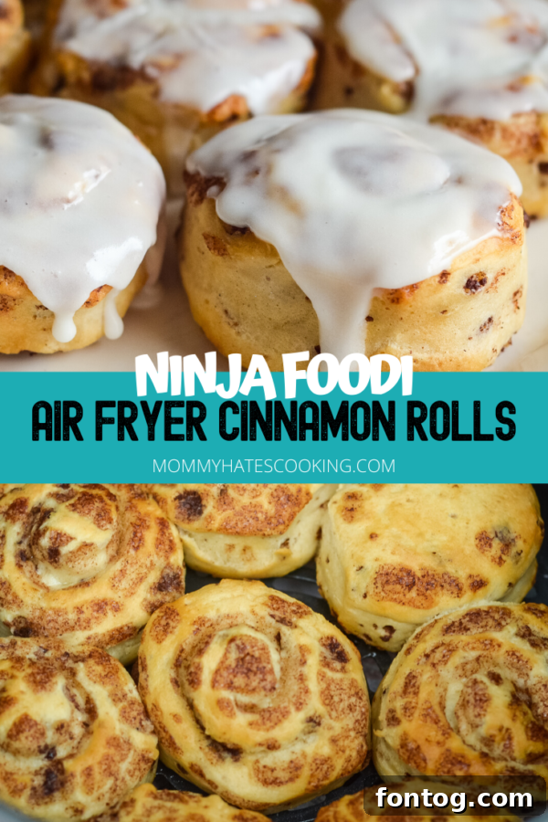 Ninja Foodi Air Fryer Pillsbury Cinnamon Rolls