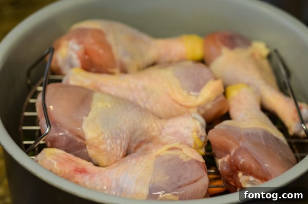 Ninja Foodi Chicken Legs with Vegetables