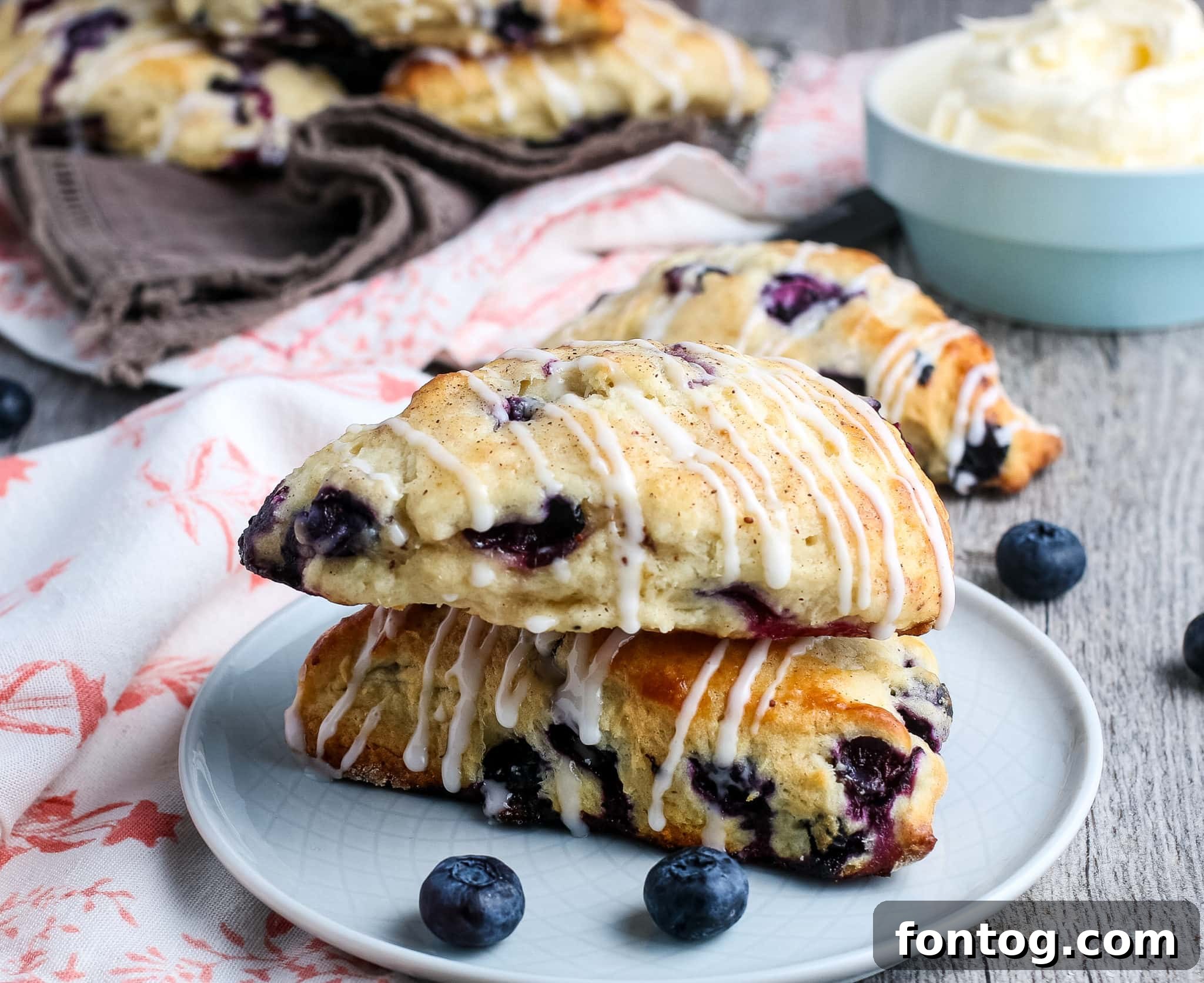 Easy Blueberry Scones (Gluten-Free Optional)