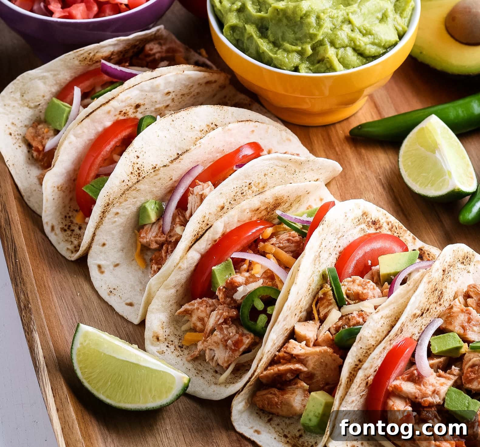 Gluten-Free Slow Cooker Chicken Tacos