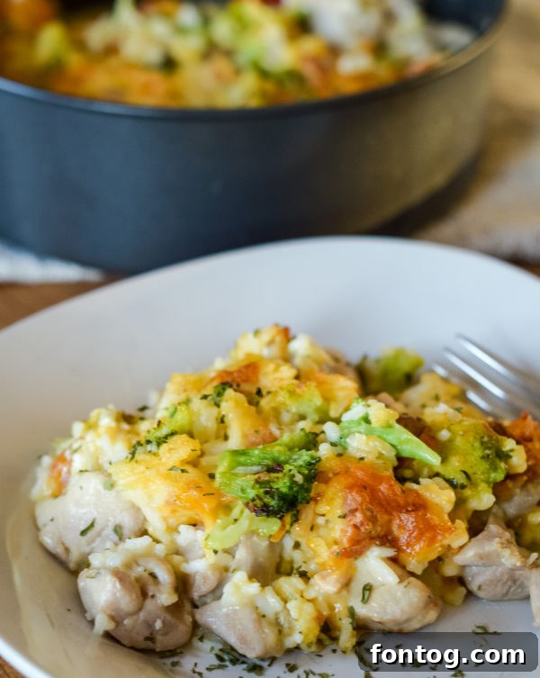 Delicious Cheesy Broccoli Chicken Bake