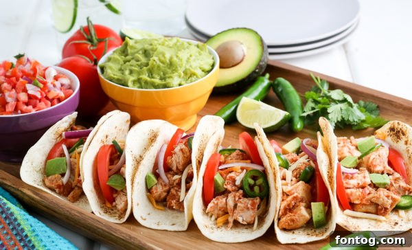 Three simple ingredients for Ninja Foodi Chicken Tacos: chicken, salsa, taco seasoning