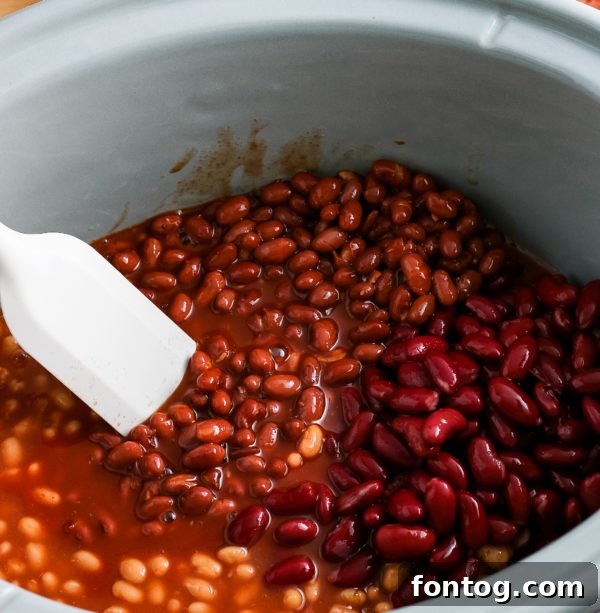 Ingredients laid out for Ninja Foodi Baked Beans