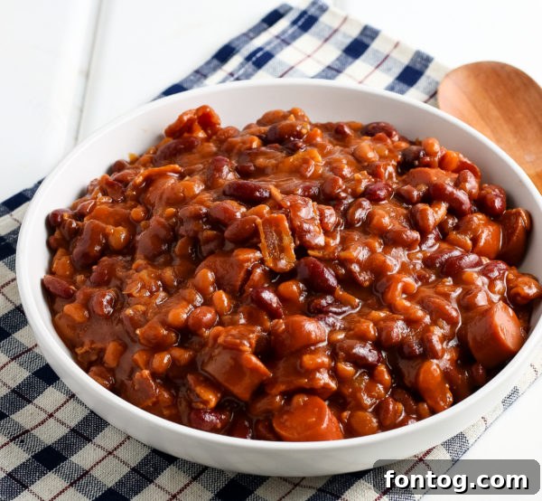 Ninja Foodi with baked beans inside