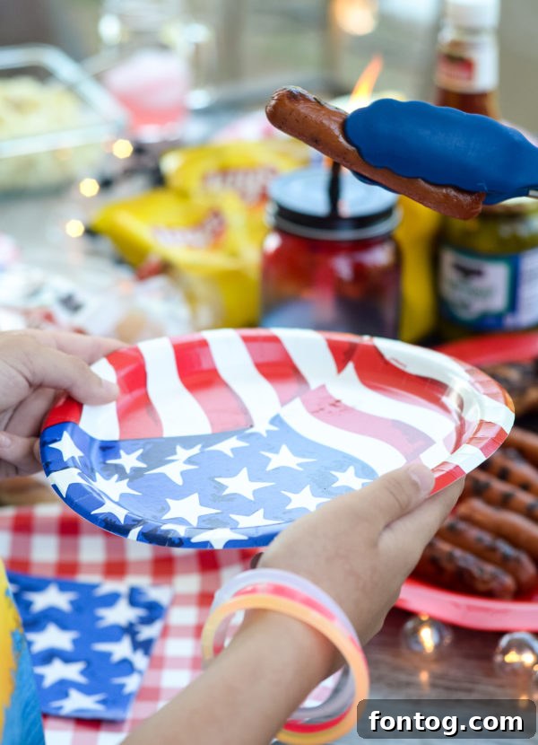 Backyard Bash: Your Family's Ultimate Game Night 13 Decorations and snacks with a patriotic theme for summer