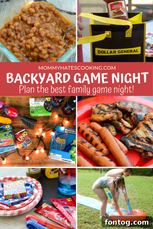 Backyard Bash: Your Family's Ultimate Game Night 20 Backyard Game Night at Dollar General - Pin for Pinterest