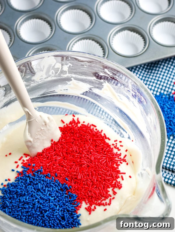 Gluten-Free Mini Patriotic Cupcakes