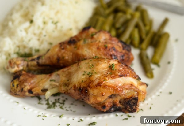 Delicious Air Fryer Teriyaki Chicken Legs - a perfect quick weeknight dinner idea