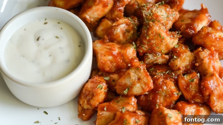 Crispy Air Fryer Barbecue Chicken Nuggets