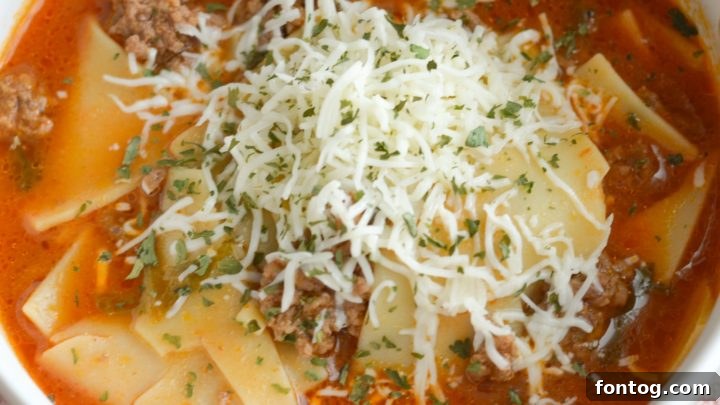 Instant Pot Lasagna Soup