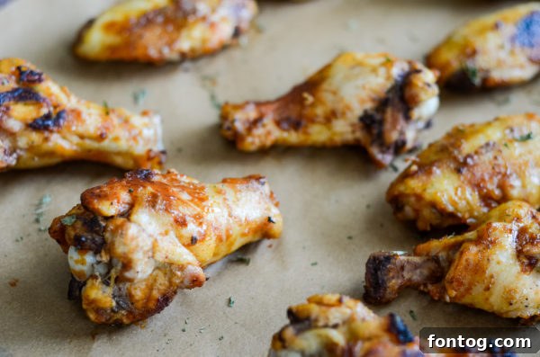 seasoned grilled chicken wings