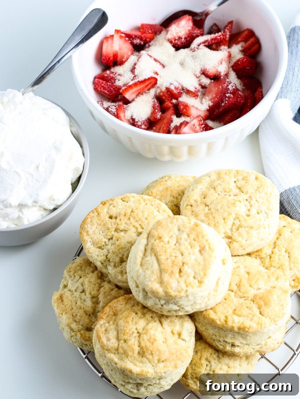 Close-up of fresh, sliced strawberries for shortcake