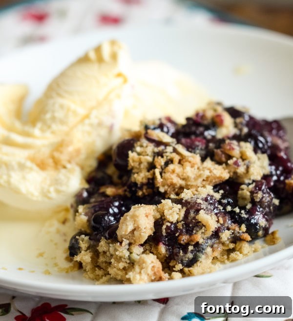 Ninja Foodi Blueberry Crisp (Gluten-Free)