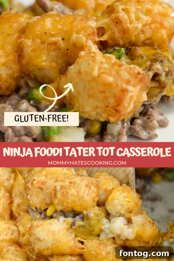 ninja foodi tater tot casserole