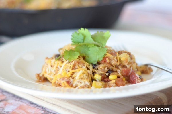 Weekly Delights: Your September 13th Menu 2 Delicious Spaghetti Squash Taco Skillet