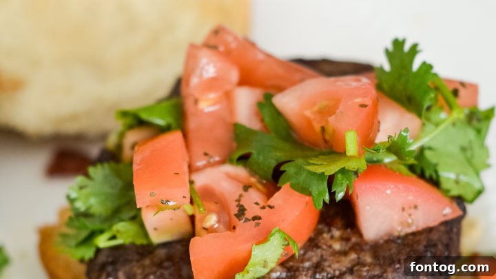 Quick and Easy Bruschetta Burgers