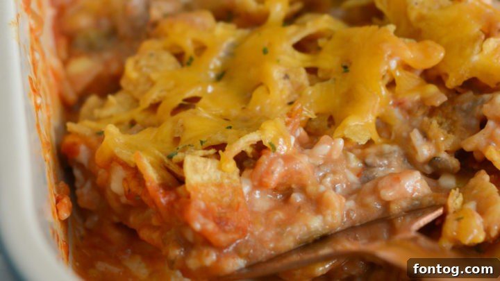 Easy Mexican Casserole, pantry-friendly and gluten-free adaptable.
