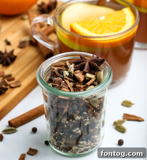 Cozy Mulling Spice Blend 2 Easy Mulling Spices blend in a jar, ready for use