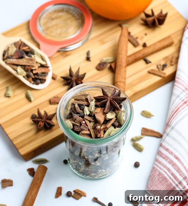 Cozy Mulling Spice Blend 7 Warm mulled cider with mulling spices and sliced oranges