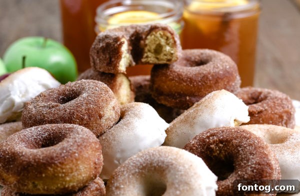Autumn Apple Cider Donuts, Gluten-Free Adaptable 7 Apple Cider Donuts (Gluten-Free Optional)