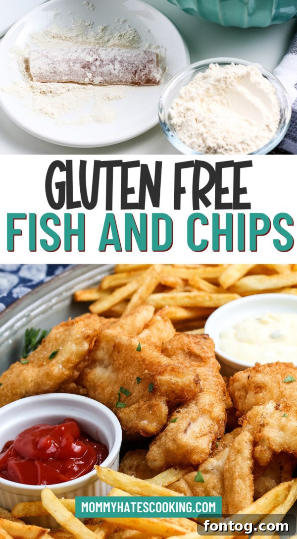 Beautifully presented gluten free fish and chips, ready to eat