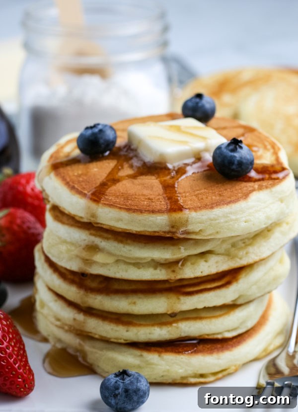 Preparing pancake batter from Gluten-Free Homemade Pancake Mix